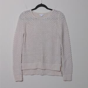 Duffy Cream / Ivory Wool Blend Sweater Knitted – Size S